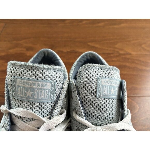 Converse Chuck Taylor All Star Low Top Sneakers Blue Mesh Lace Up Size 6 - Picture 3 of 9